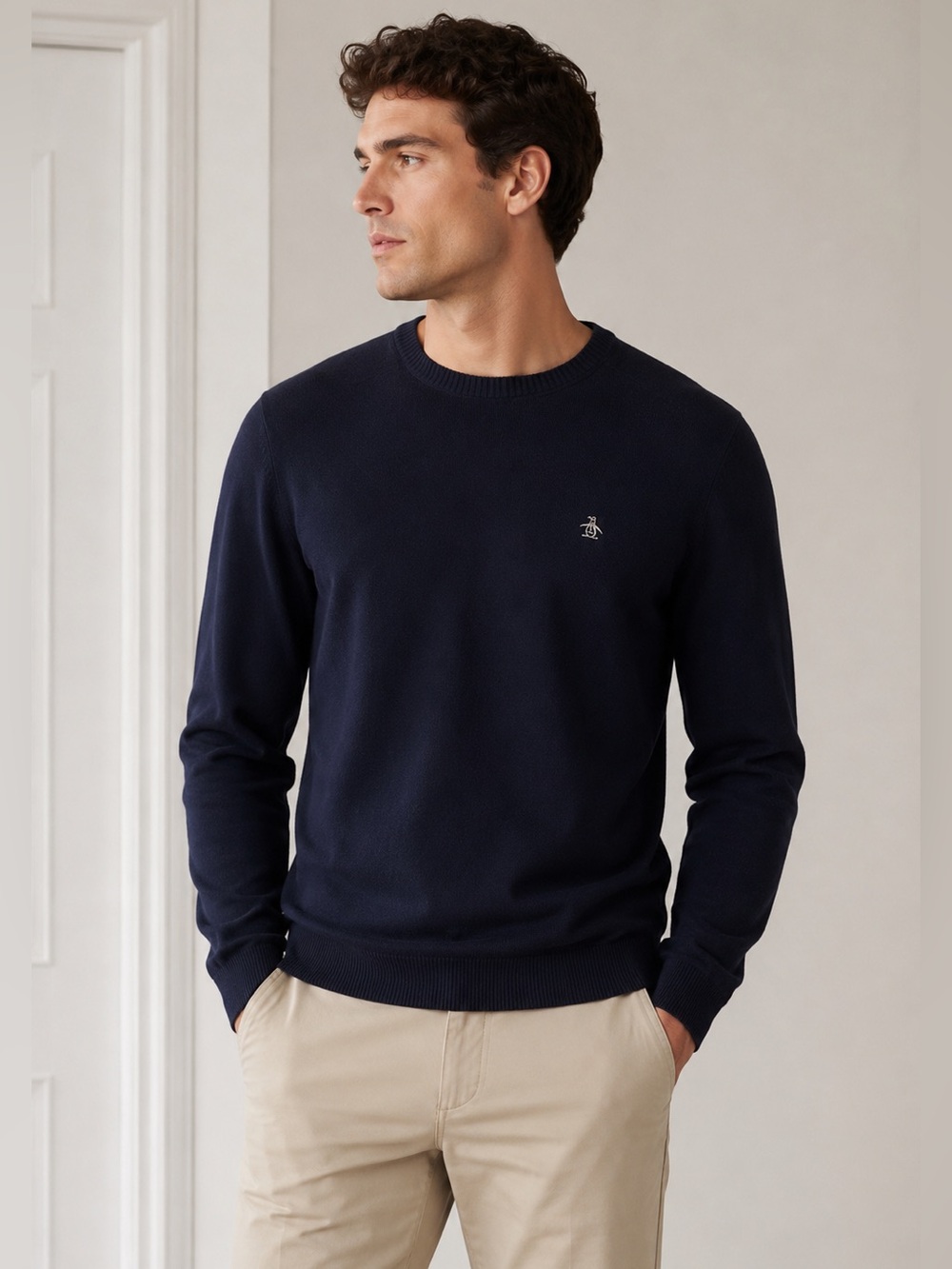 NWOT Original Penguin Dark Blue Crewneck Sweater